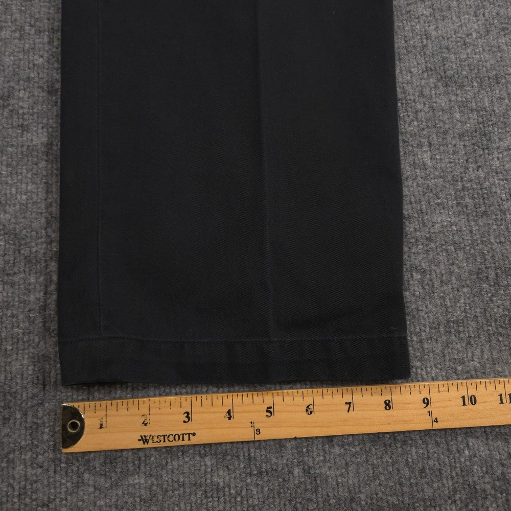 Polo Ralph Lauren Pants Mens 38X32 Black Straight Leg Classic Fit Pleated NEW - Picture 10 of 15